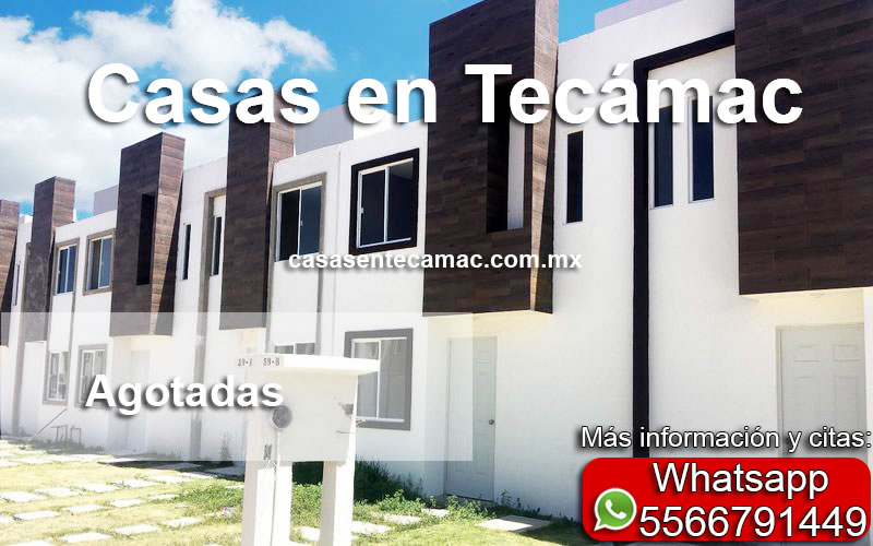 Casas en venta en Tecámac Estado de México 2 y 3 recámaras